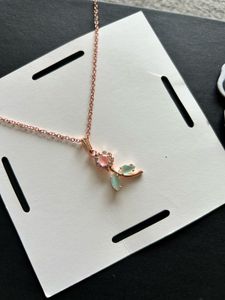 Rose Gold Flower Necklace