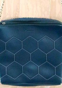 Sling Bag With Gold Chain