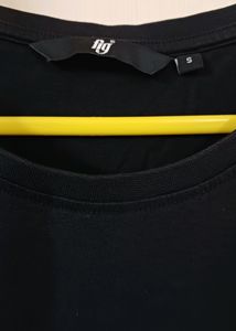 Black Top With Flared Sleeves