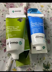 The Derma Co Skin Care Kit Face wash &amp;moisturizer