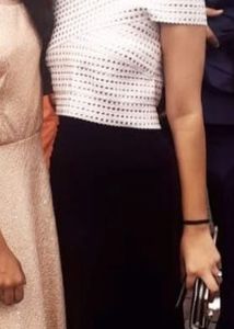 White Sequin Top