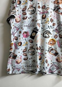 Coffee Print T-Shirt