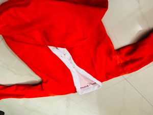 Girls Santa Dress Set