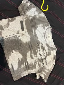 Abstract Print Crop Top