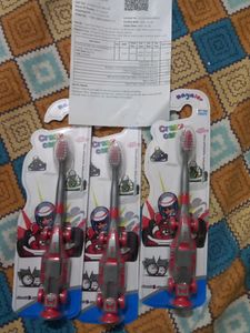 Combo Of 3 Toothbrush Ultra Soft For Kids