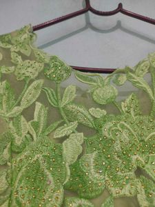 Elegant Green Ethnic Gown