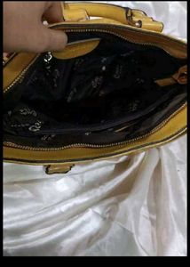 Yellow Snakeskin Print Tote Bag
