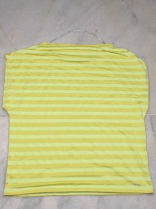 Striped Yellow Adidas Tee