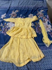 Yellow Wedding Lehenga Dress