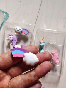 unicorn horse eraser or rubber for kids..it&#39;s brand new..only the other packing brand paper is missing.its not at all used