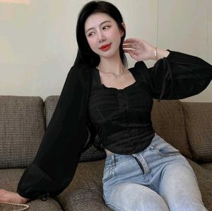 Chic New Stylish Black Corset Top