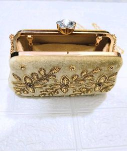Embroidered Clutch Bag