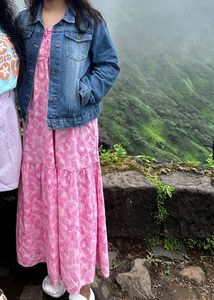 Pink Floral Dress