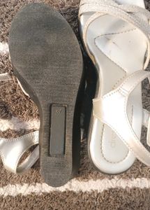 Silver Wedge Heels (Euro 37)