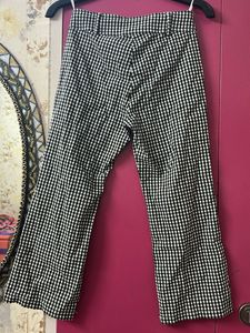 Checkered Casual Pants