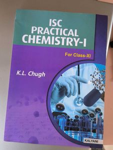 K L Chugh isc chemistry practical book