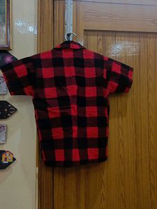 Red &amp; Black Plaid Shirt