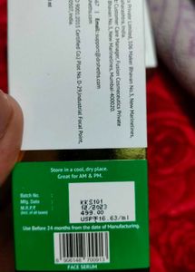 Dr Sheth&#39;s Kesar And Kojic Acid Serum