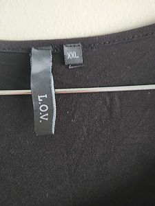 Black And White Long Top