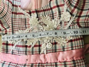 Cute Plaid &amp; Tulle Dress