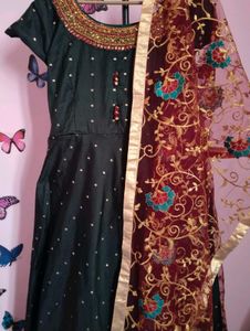 Elegant Green Gown