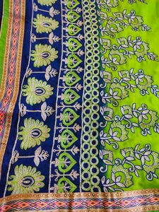 Elegant Embroidered Saree