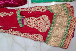 Halfsaree With Blouse And Voni