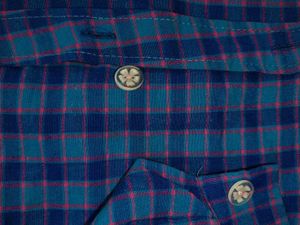 Blue Checked Long Sleeve Shirt