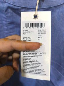 Set of 2 new lab coats with tag from flying machin