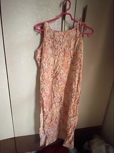 Pink Straight Kurti