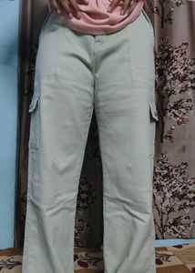 Casual Straight Side Pocket Baggy Jeans
