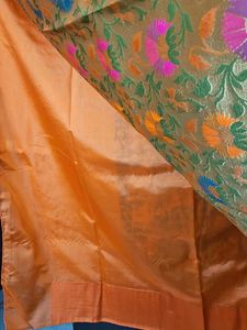 Floral Zari Saree