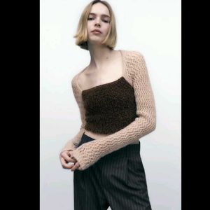 Zara Knit Crop Top