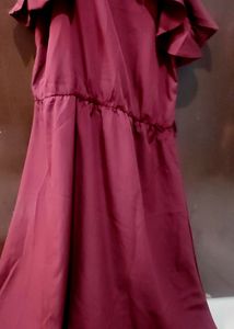 Maroon Dress