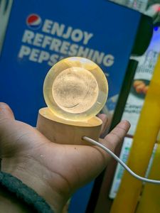 Moon Crystal Ball Night Light