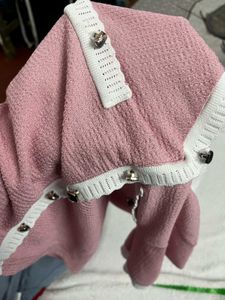Pink Cardigan Top