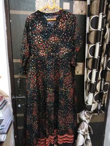 Floral Print gown frock