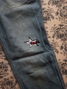 DENIM JOGGERS