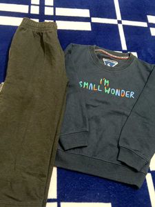 kids winter wear lower and sweatshirt