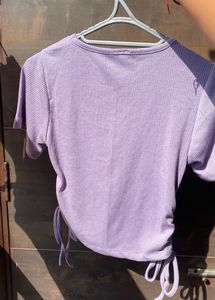 Sss Lavender Crop Top