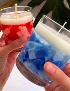 Heart Jelly Candle