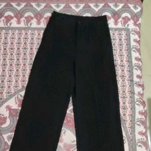 Black Wide Leg Trousers