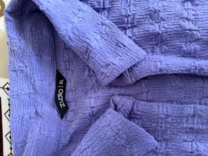 Vintage Lavender Textured Top