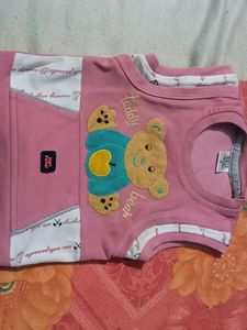 Pink Boy Beniyen Set Sleeveless