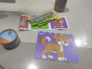 Stick Puzzle: Pet &amp; Wild Animals