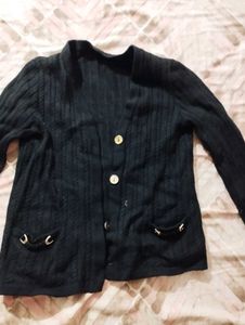 Elegant Black Cardigan