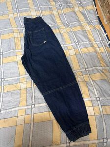 Dark Blue Denim Joggers