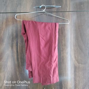 Maroon Kurta Pant Set
