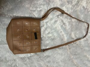 Zara Floral Embellished sling bag