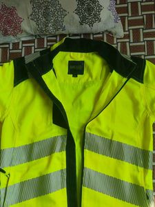 Neon Yellow Reflective Safety Jacket